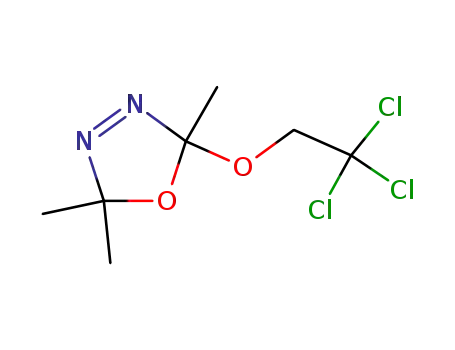 2,2,5-Trimethyl-5-(2,2,2-trichloroethoxy)-2,5-dihydro-1,3,4-oxadiazole
