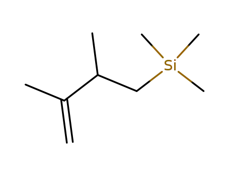Molecular Structure of 31397-75-8 ((2,3-Dimethyl-but-3-enyl)-trimethyl-silane)