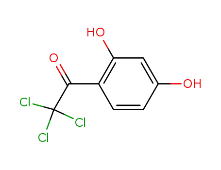 Molecular Structure of 76569-42-1 (2,2,2-trichloro-1-(2,4-dihydroxy-phenyl)-ethanone)