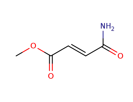 Molecular Structure of 6971-10-4 (methyl (E)-3-carbamoylprop-2-enoate)