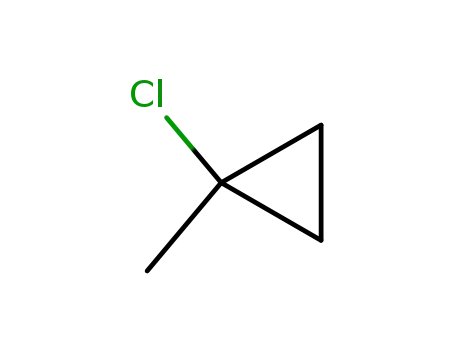 Molecular Structure of 50915-28-1 (1-Methyl-1-chlorocyclopropane)