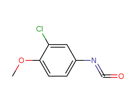 Molecular Structure of 28395-76-8 (3-CHLORO-4-METHOXYPHENYL ISOCYANATE)