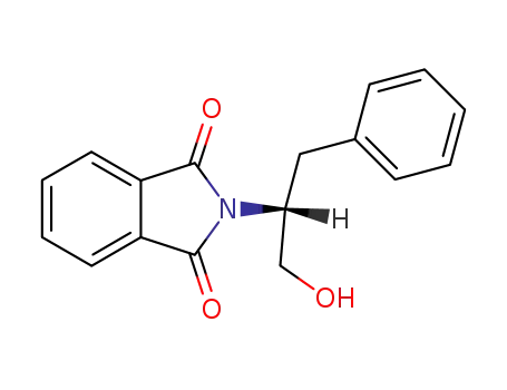 Molecular Structure of 152903-44-1 ((+)-(R)-2-(1-benzyl-2-hydroxyethyl)-1H-isoindole-1,3(2H)-dione)