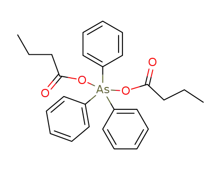Molecular Structure of 125911-01-5 ((dibutyrylhydroxy)triphenylarsorane)