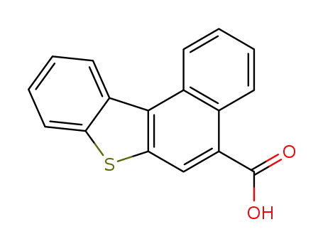 Molecular Structure of 109601-52-7 (benzo[<i>b</i>]naphtho[1,2-<i>d</i>]thiophene-5-carboxylic acid)