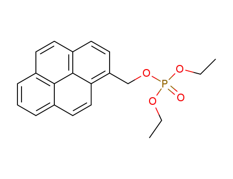 Molecular Structure of 150943-28-5 (diethyl pyren-1-ylmethyl phosphate)