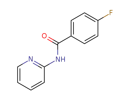 Molecular Structure of 325-97-3 (4-fluoro-N-(pyridine-2-yl)benzamide)