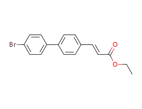 Molecular Structure of 190729-08-9 (Ethyl (E)-3-[4-(4-bromophenyl)phenyl]prop-2-enoate)