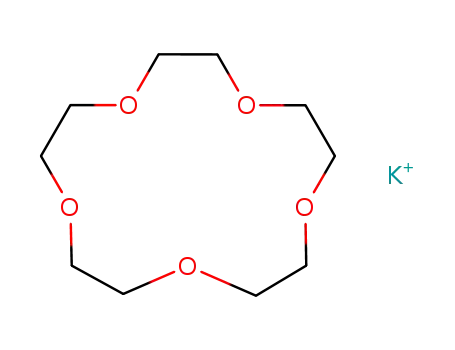 Molecular Structure of 61060-13-7 (complex of 15-crown-5 with K<sup>+</sup>)
