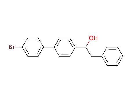 Molecular Structure of 60313-17-9 (4'-bromo-alpha-(phenylmethyl)[1,1'-biphenyl]-4-methanol)