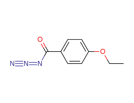 Molecular Structure of 99358-57-3 (4-ethoxy benzoyl azide)