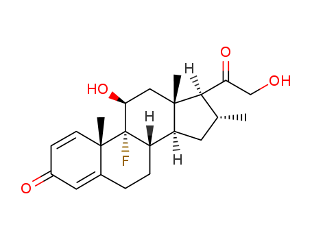 Pregna-1,4-diene-3,20-dione,9-fluoro-11,21-dihydroxy-16-methyl-, (11b,16a)-