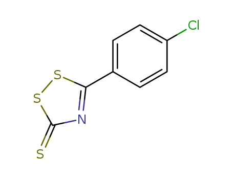 3H-1,2,4-Dithiazole-3-thione,5-(4-chlorophenyl)-
