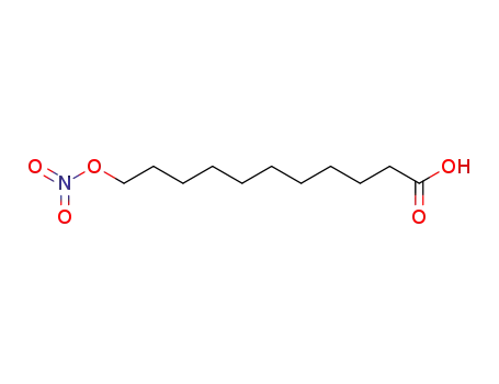 Molecular Structure of 54894-16-5 (Undecanoic acid, 11-(nitrooxy)-)