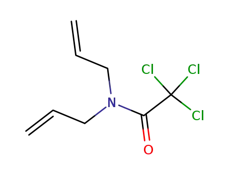Molecular Structure of 39089-57-1 (N,N-diallyl-α,α,α-trichloroacetamide)