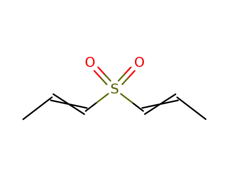 Molecular Structure of 38405-93-5 ((1E)-prop-1-en-1-yl (1Z)-prop-1-en-1-yl sulfone)