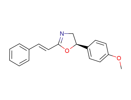(+)-(5S)-2-(trans-styryl)-5-(4-methoxyphenyl)-Δ2-oxazoline
