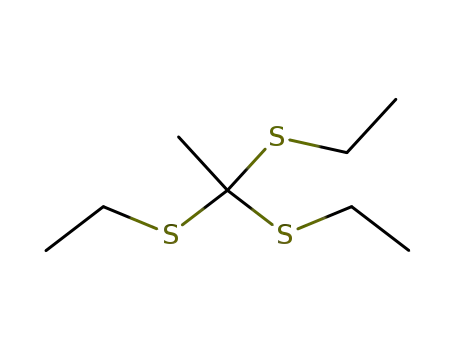 Molecular Structure of 10606-39-0 (Ethane, 1,1,1-tris(ethylthio)-)
