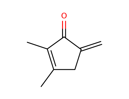 Molecular Structure of 52775-77-6 (2,3-Dimethyl-5-methylene-2-cyclopenten-1-one)