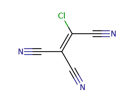 Molecular Structure of 33342-62-0 (Ethenetricarbonitrile, chloro-)