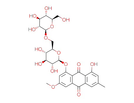 Molecular Structure of 84268-38-2 (physcion diglucoside)