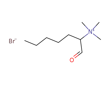 Molecular Structure of 114961-65-8 ((1-formyl-hexyl)-trimethyl-ammonium; bromide)