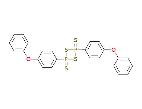 Molecular Structure of 88816-02-8 (2,4-BIS(4-PHENOXYPHENYL)-1,3-DITHIA-2,4-DIPHOSPHETANE-2,4-DISULFIDE)