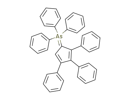Triphenyl(2,3,4-triphenylcyclopentadienylidene)arsorane