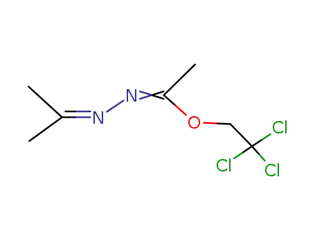 Ethanehydrazonic acid, N-(1-methylethylidene)-, 2,2,2-trichloroethyl
ester, (E)-