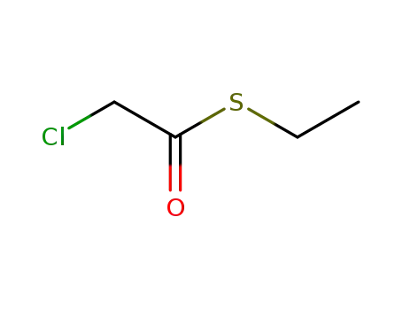 Molecular Structure of 41006-07-9 (Ethanethioic acid, chloro-, S-ethyl ester)