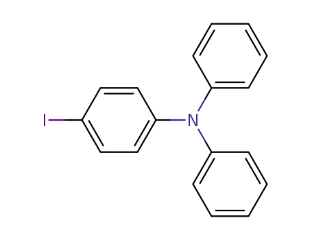 Molecular Structure of 38257-52-2 (N-(4-IODOPHENYL)-N-PHENYLBENZENAMINE)
