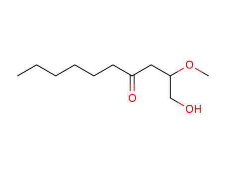 Molecular Structure of 130817-47-9 (1-Hydroxy-2-methoxy-decan-4-one)