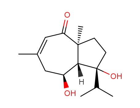 4(1H)-Azulenone,2,3,3a,7,8,8a-hexahydro-1,8- dihydroxy-3a,6-dimethyl-1-(1-methylethyl)-,(1R,3aS,8S,8aS)- 