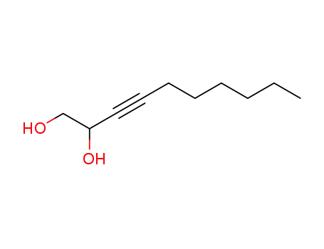 Molecular Structure of 118620-96-5 (3-Decyne-1,2-diol, (R)-)