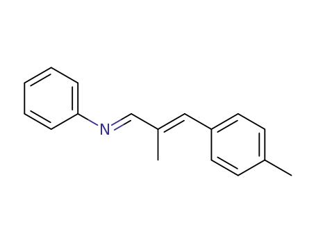 [(E)-2-Methyl-3-p-tolyl-prop-2-en-(E)-ylidene]-phenyl-amine