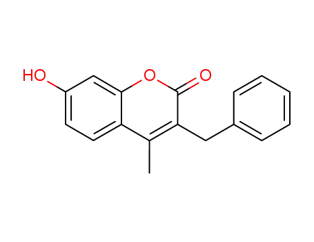 Molecular Structure of 86-44-2 (3-BENZYL-7-HYDROXY-4-METHYL-2H-CHROMEN-2-ONE)