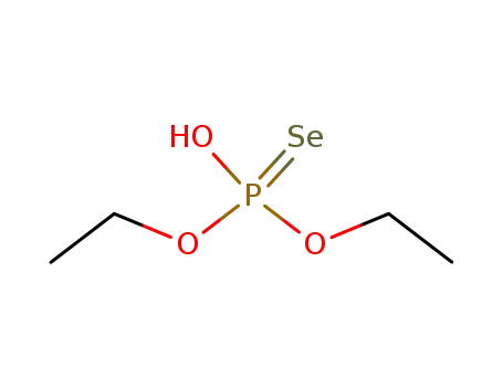 Molecular Structure of 7452-28-0 (Selenophosphoric acid O,O-diethyl ester)