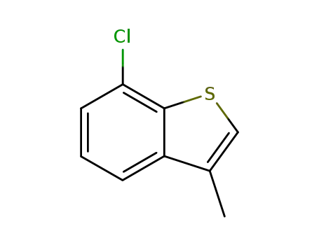 Molecular Structure of 17514-68-0 (7-CHLORO-3-METHYL BENZO[B]THIOPHENE)