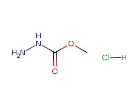 Molecular Structure of 55308-36-6 (Hydrazinecarboxylic acid, methyl ester, monohydrochloride)