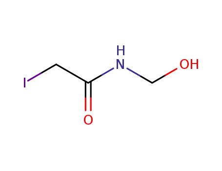 Molecular Structure of 71990-03-9 (iodo-acetic acid-(hydroxymethyl-amide))