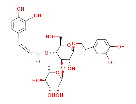 Molecular Structure of 97747-56-3 (cis-verbascoside)