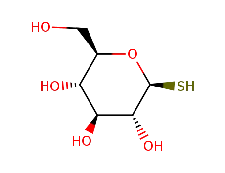 Molecular Structure of 7534-35-2 (beta-D-Glucopyranose, 1-thio-)