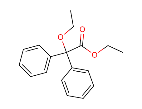 Molecular Structure of 4406-93-3 (α-ethoxydiphenylacetic acid ethyl ester)