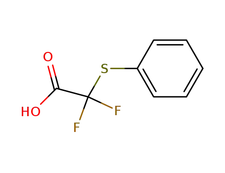 Molecular Structure of 46207-56-1 (2,2-difluoro-2-(phenylthio)acetic acid)