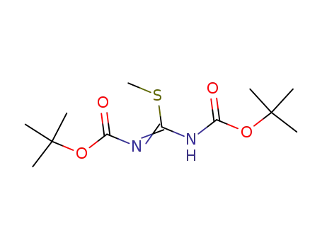 Molecular Structure of 322474-21-5 (N,N'-bis-Boc-S-methyl-isothiourea)