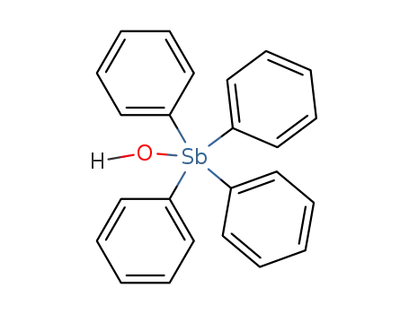 Molecular Structure of 19638-16-5 (hydroxytetraphenylantimony)