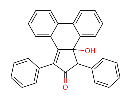 11b-hydroxy-1,3-diphenyl-1,11b-dihydro-cyclopenta[<i>l</i>]phenanthren-2-one