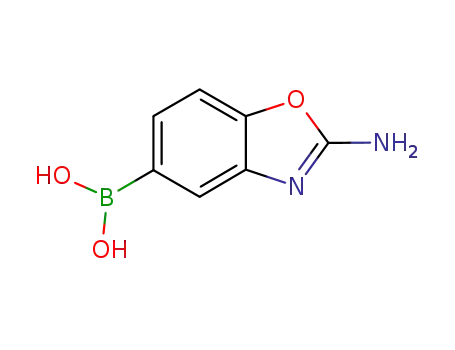 2-아미노벤조[d]옥사졸-5-일보론산 염산염