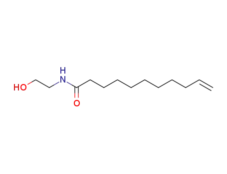 Molecular Structure of 20545-92-0 (N-(2-hydroxyethyl)undec-10-enamide)