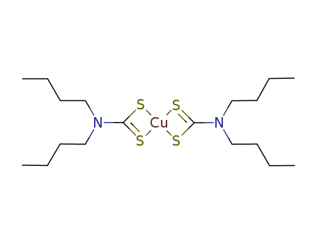 Copper,bis(N,N-dibutylcarbamodithioato-kS,kS')-, (SP-4-1)-